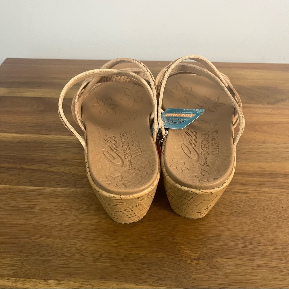Sketchers BEVERLEE - TIGER POSSE wedge sandal wide size 10 new - Picture 6 of 13